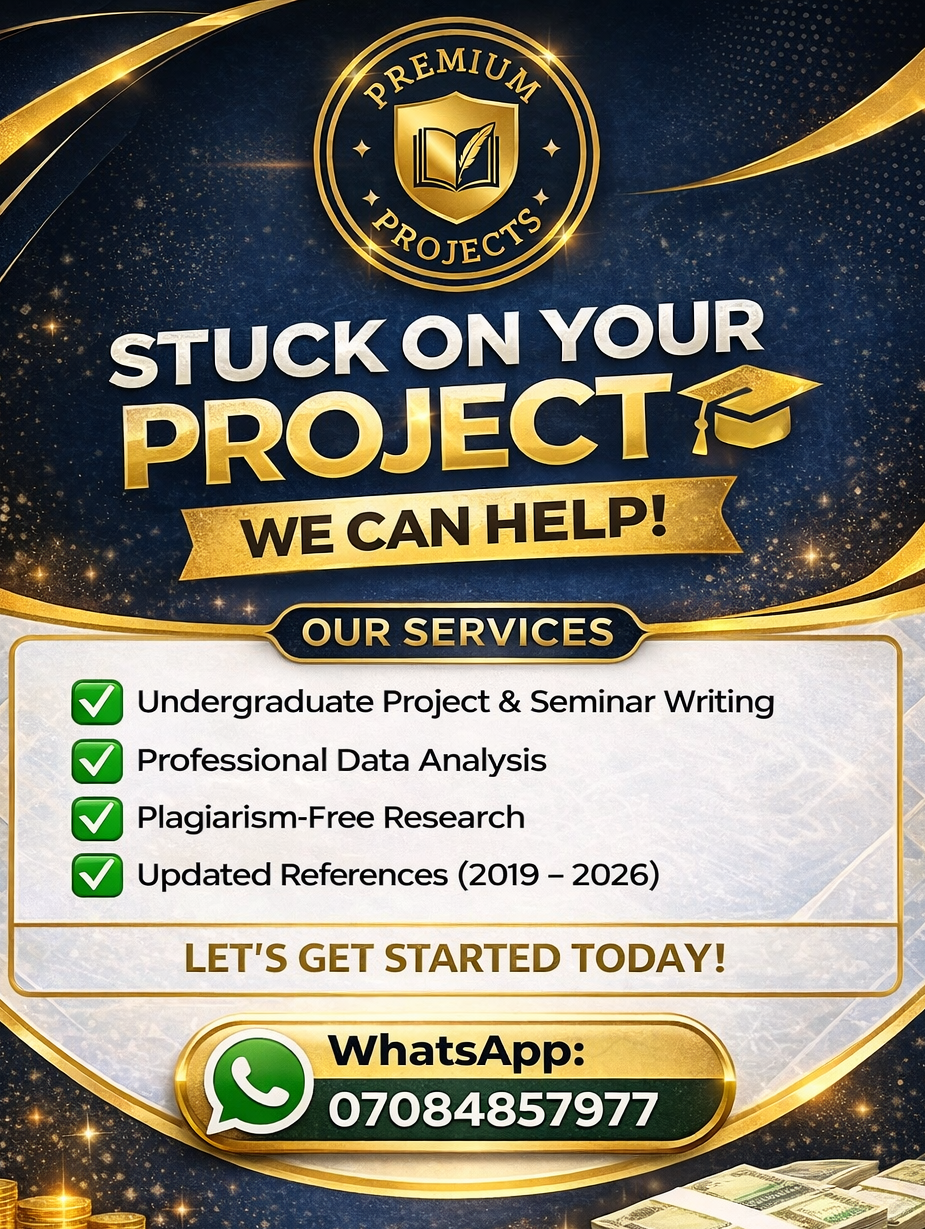 Premium Projects academic support